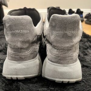 Alexander McQueen Lace-Up Court Trainers